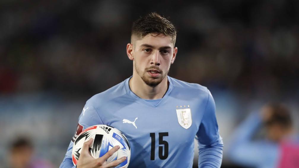 Soccer Football - World Cup - South American Qualifiers - Argentina v Uruguay - El Monumental, Buenos Aires, Argentina - October 10, 2021 Uruguay's Federico Valverde REUTERS/Agustin Marcarian